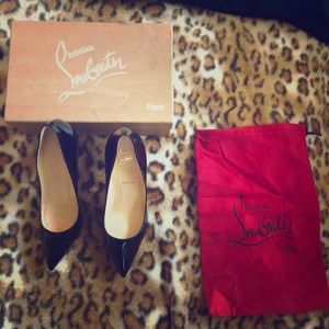 Black size 41 Christian Louboutin pigalles